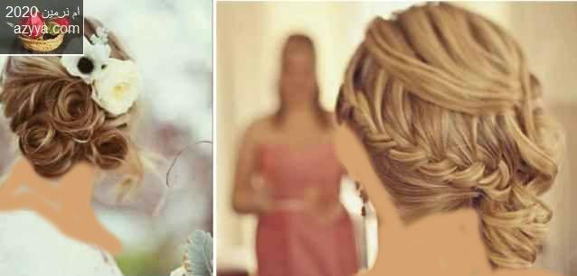 للعروس.تسريحات الشعر الطويل لعروس 2013إطلالات عصرية جذابه للعروس بالشعر القصير.ميك