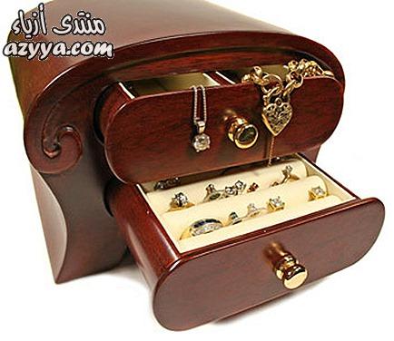 صندوق مجوهرات العروس من أهم الأمور التي يجب أن تعتني