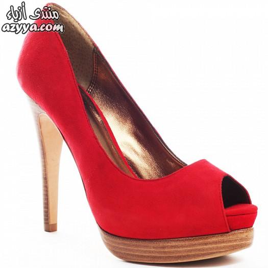 الأجملأحذية الكعب العالي باللون الأحمرخليكى سندريلا مع أحلى شوزاتاحذية بالون