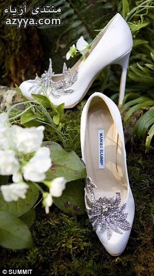 العالية لعام 201310أزواج من أحذية الزفاف لعروس هذا الموسم.أحذية لعروستنا