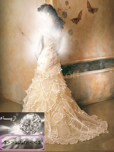 لعروس أنيقهفساتين جميلة في احلي ليلةفساتين زفاف كلاسيكية للأميراتموديلات جديدة