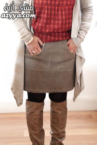 أزياء نيكول ميلر لربيع 2014أزياء شتاء براقة من بربريالكاب أحدث