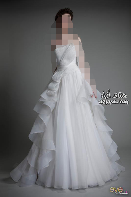 لعام 2013فساتين الزفاف لـ (ريم اكرا) لشتاء 2013فستان زفاف مستورد